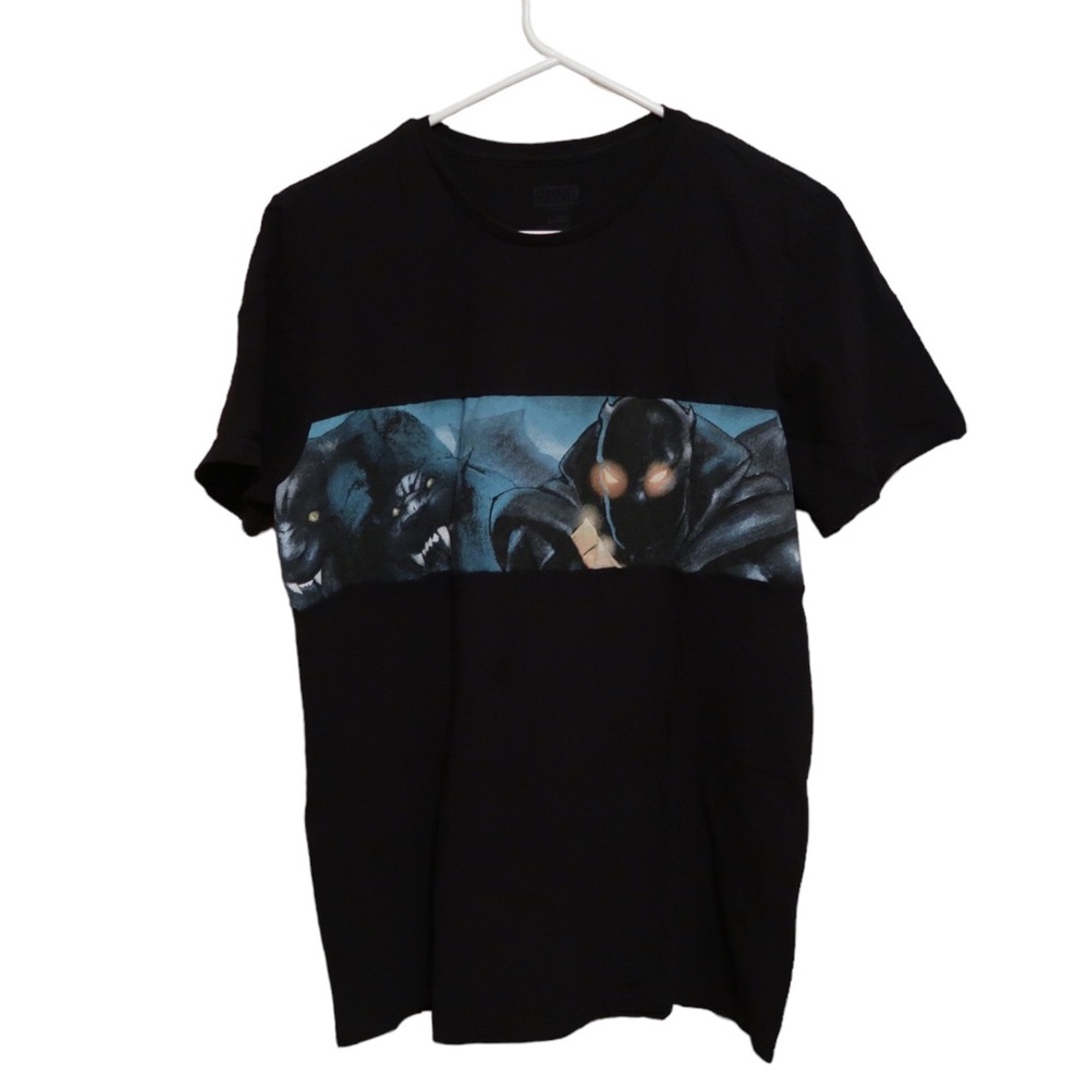 Marvel black t shirt black panther design large